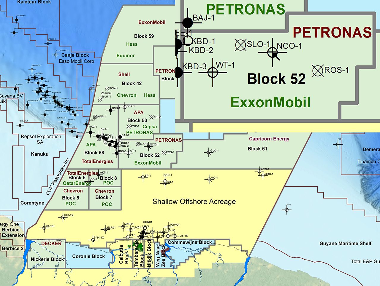 Petronas discovers more oil and gas in Block 52 • Local Content Suriname