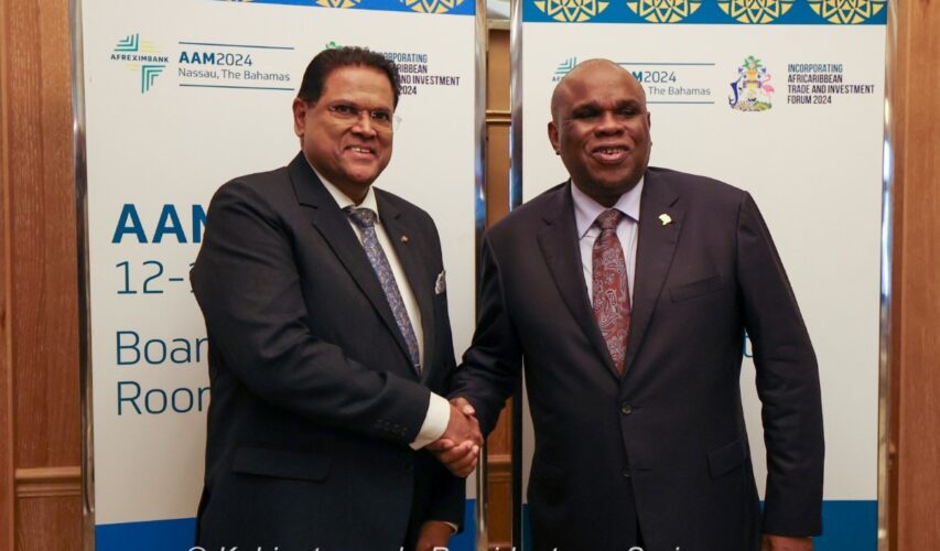 President Santokhi: “Samenwerking met Afreximbank zal wederzijds voordeel opleveren”