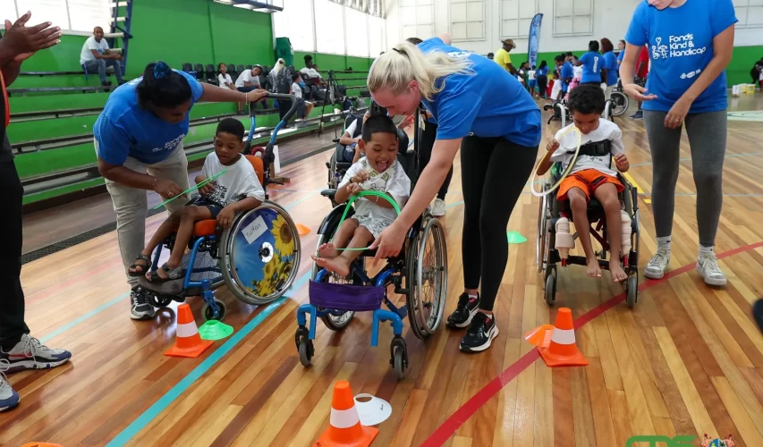 Ilonka Elmont Foundation organiseert sportdag voor kinderen met beperking