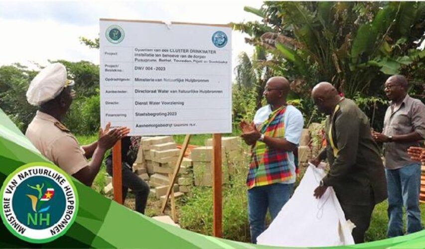 NH Start Waterprojecten in Binnenland van Suriname