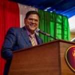 President Santokhi Arriveert in Barbados voor 48e Caricom-Top