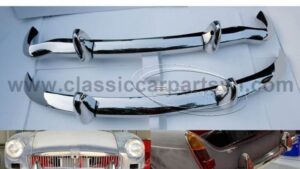 MGB bumpers without rubber on over riders